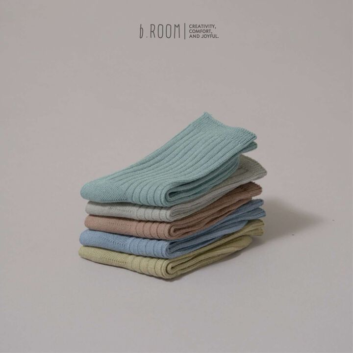 [Daily Standard Wear] Nuance Color Basic Socks,Gray, medium image number 2