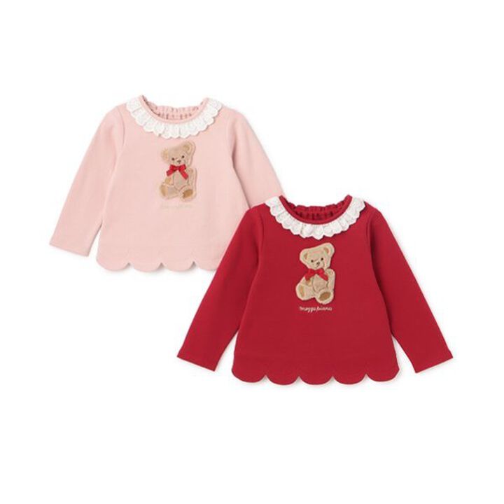 Teddy Bear Long-Sleeve T-Shirt,Light pink, medium image number 9