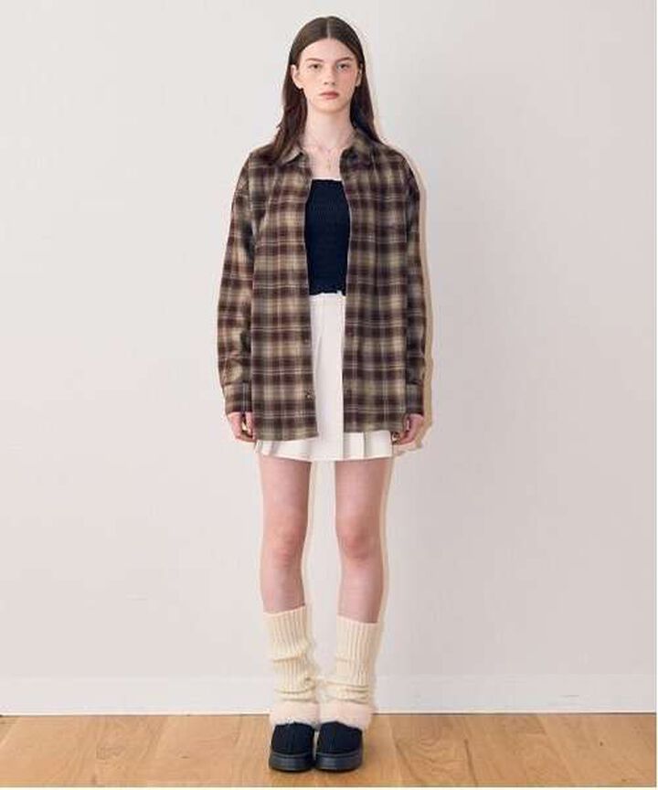 Ombre Check Shirt,Gray, medium image number 17