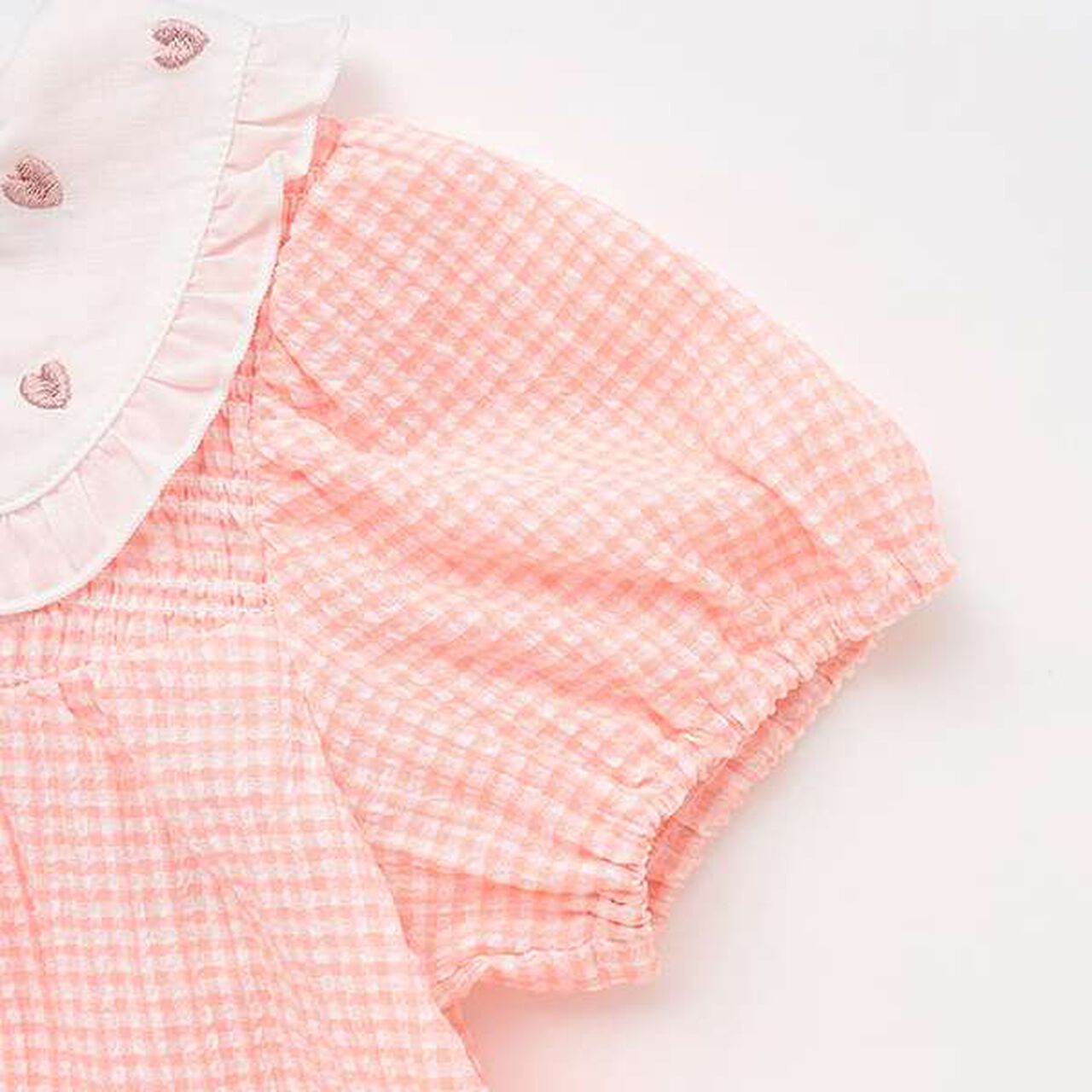 [Web Exclusive] Heart Embroidery Tunic,Off white, large image number 6