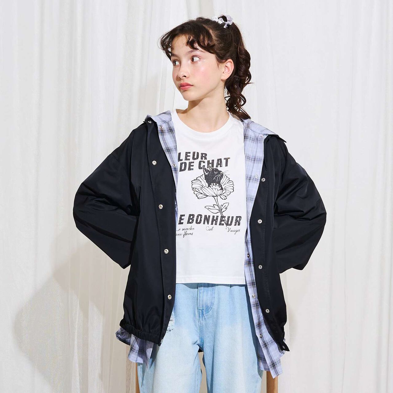 [AMI] Water-Repellent Coach Jacket,Ivory, large image number 19