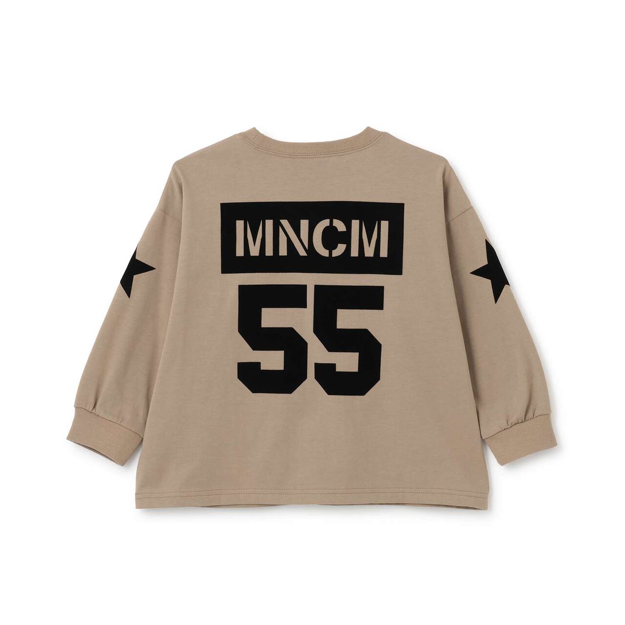 Anti-Stain Quick-Dry Back Print T-Shirt [MNCM],Navy, large image number 5