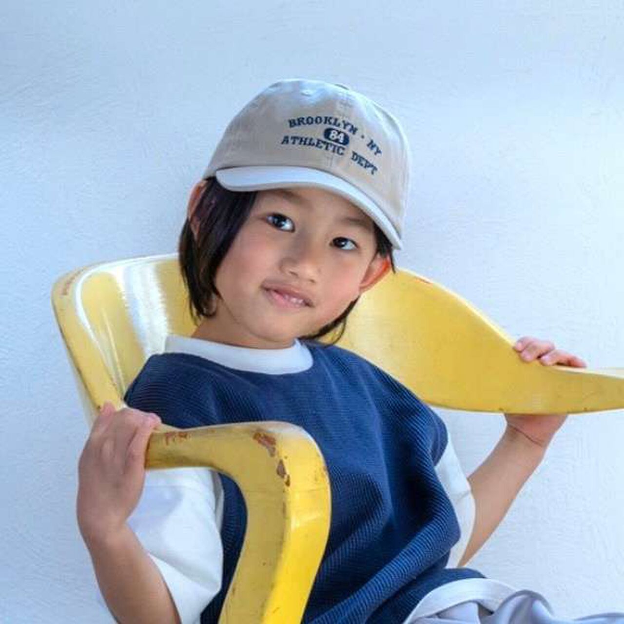 College Logo Embroidered Cap,Navy, large image number 11