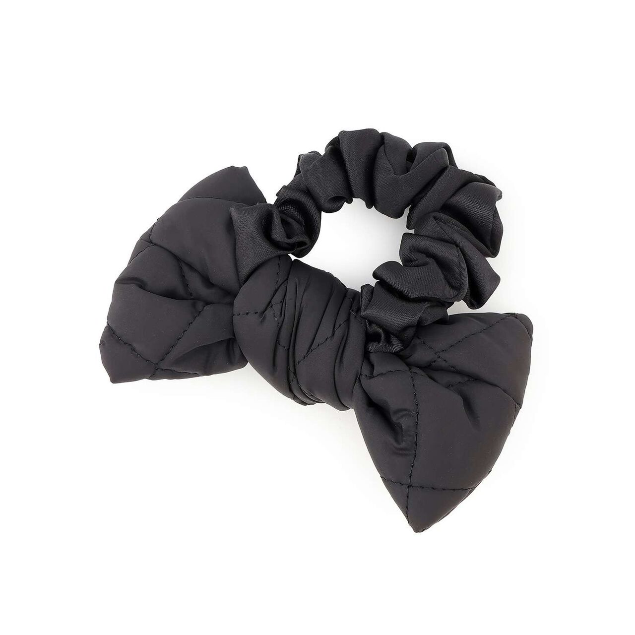 Ribbon Ponytail Holder,Off white, large image number 1