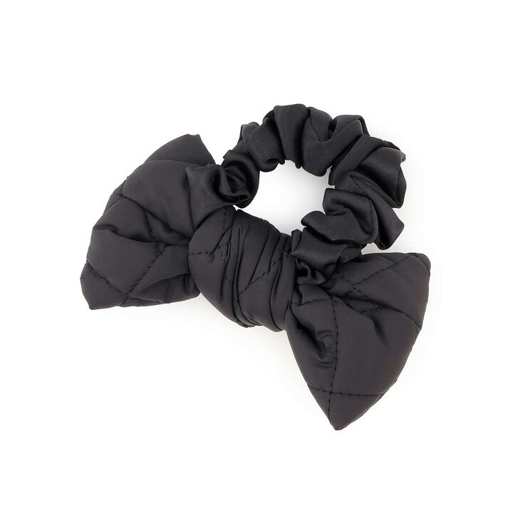 Ribbon Ponytail Holder,Off white, medium image number 1