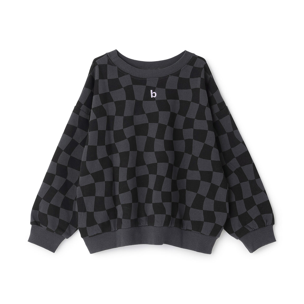 All-Over Pattern Sweatshirt [Kids Boys],Charcoal gray, large image number 2