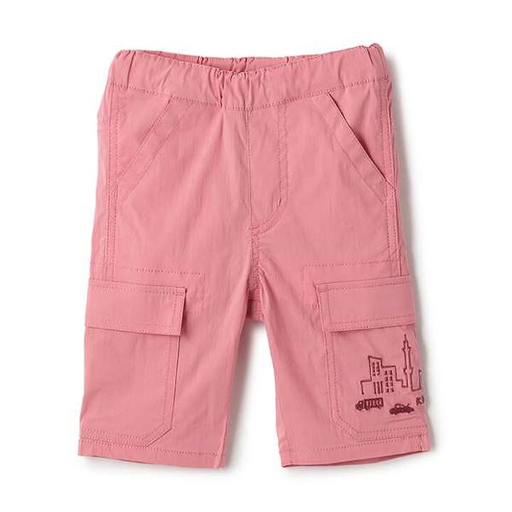 Car and City Embroidery 6/10 Cargo Pants,Moderate pink, medium image number 0