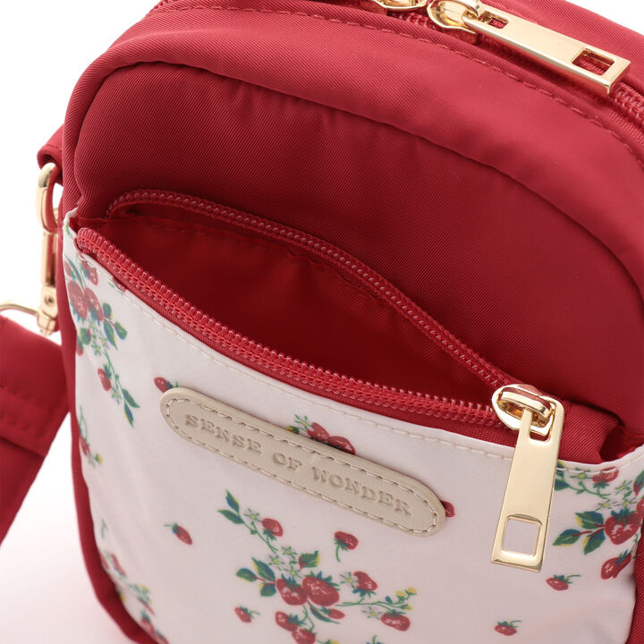 Wild Strawberry Shoulder Bag,Red, medium image number 7