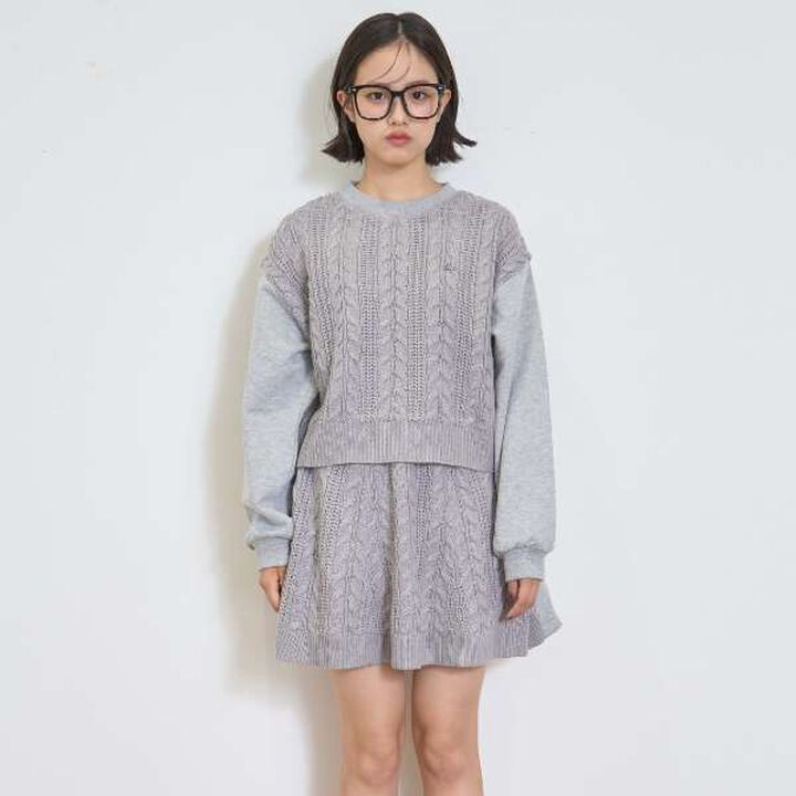 Knitwear Set,Top gray, medium image number 0