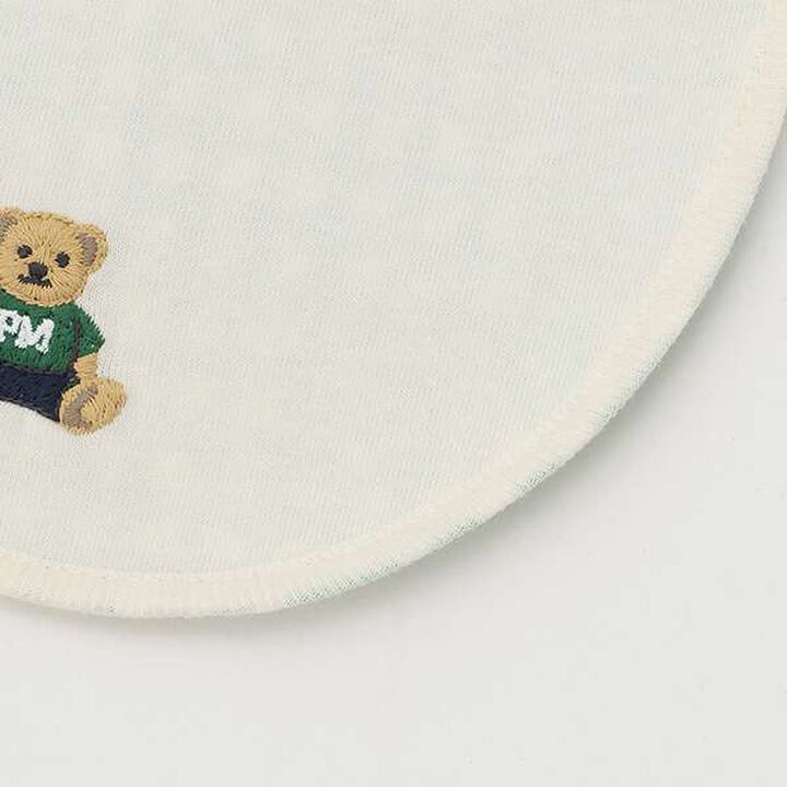 Bear Appliqu&eacute; Bib,Navy, medium image number 4