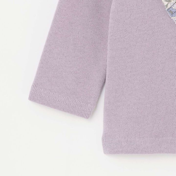 Liberty Heart Frill Sweatshirt,Pearl white, medium image number 7