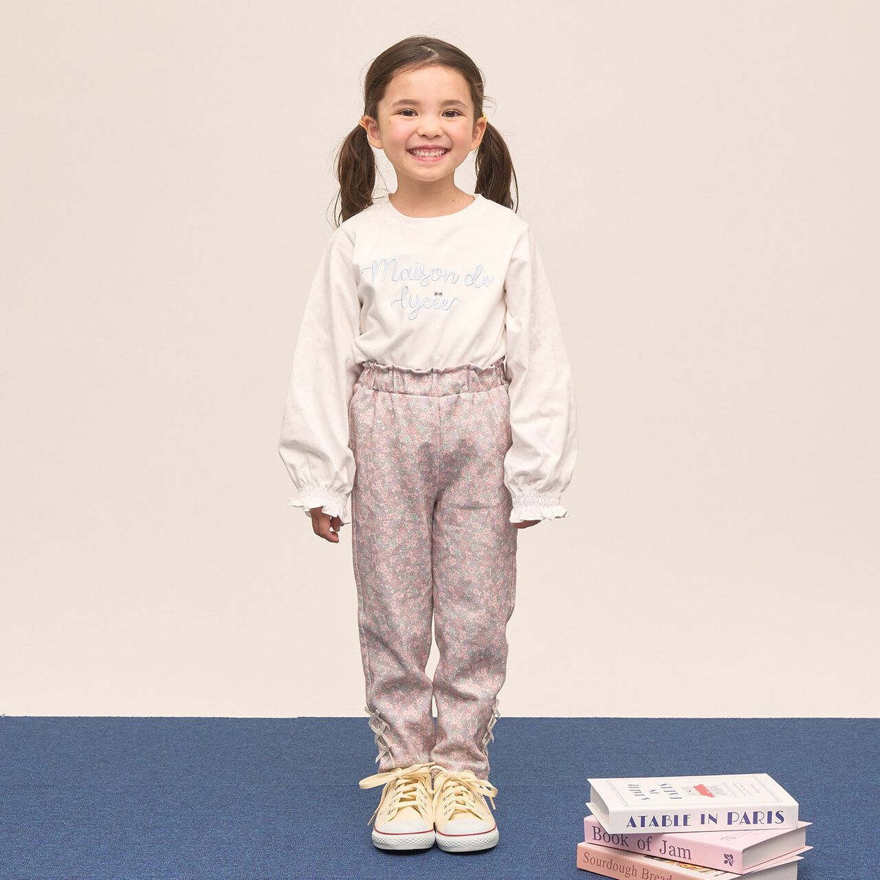 [Quick-Dry UV Non-Crumbling] Muteki T Logo Embroidery Shirred Sleeve Top,Yellow green, large image number 14