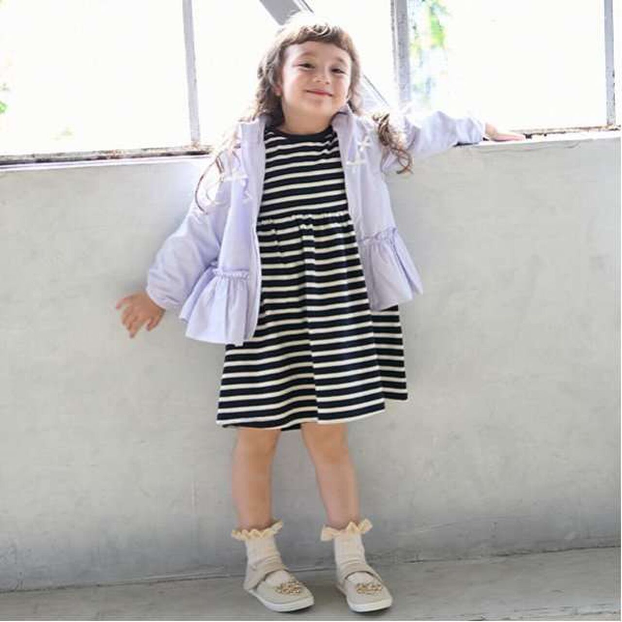 Sparkle Motif Shoes,Black, large image number 1