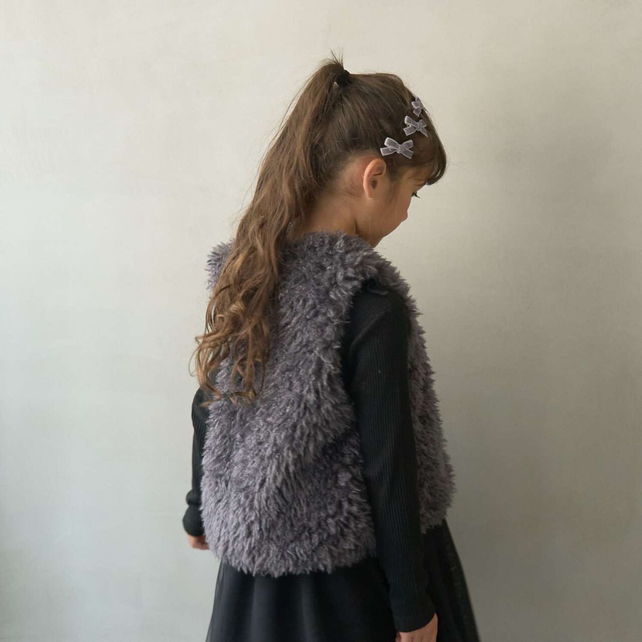 [Halloween] Fluffy and Soft Fur Vest,Greige, large image number 7