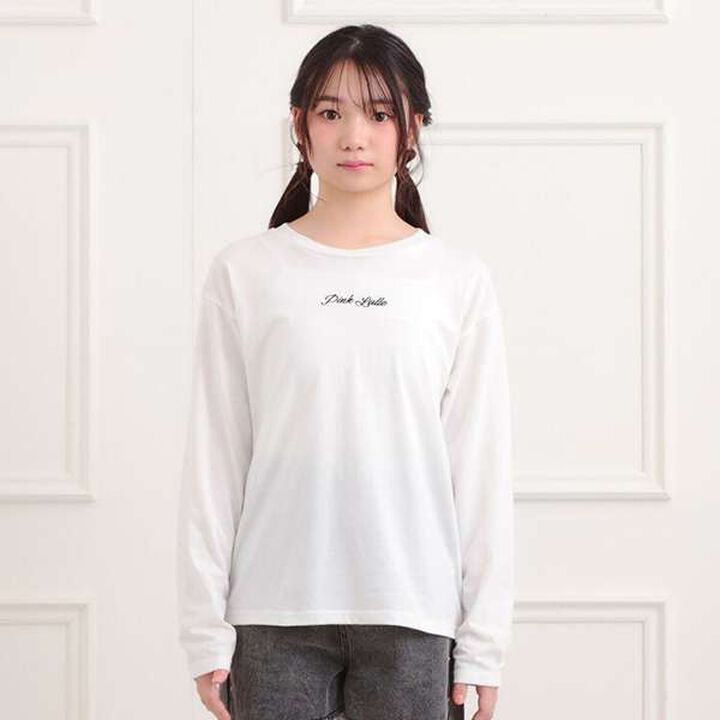 [Set Item] Brushed Checkered Shirt + Long Sleeve T-Shirt,Sax blue, medium image number 7