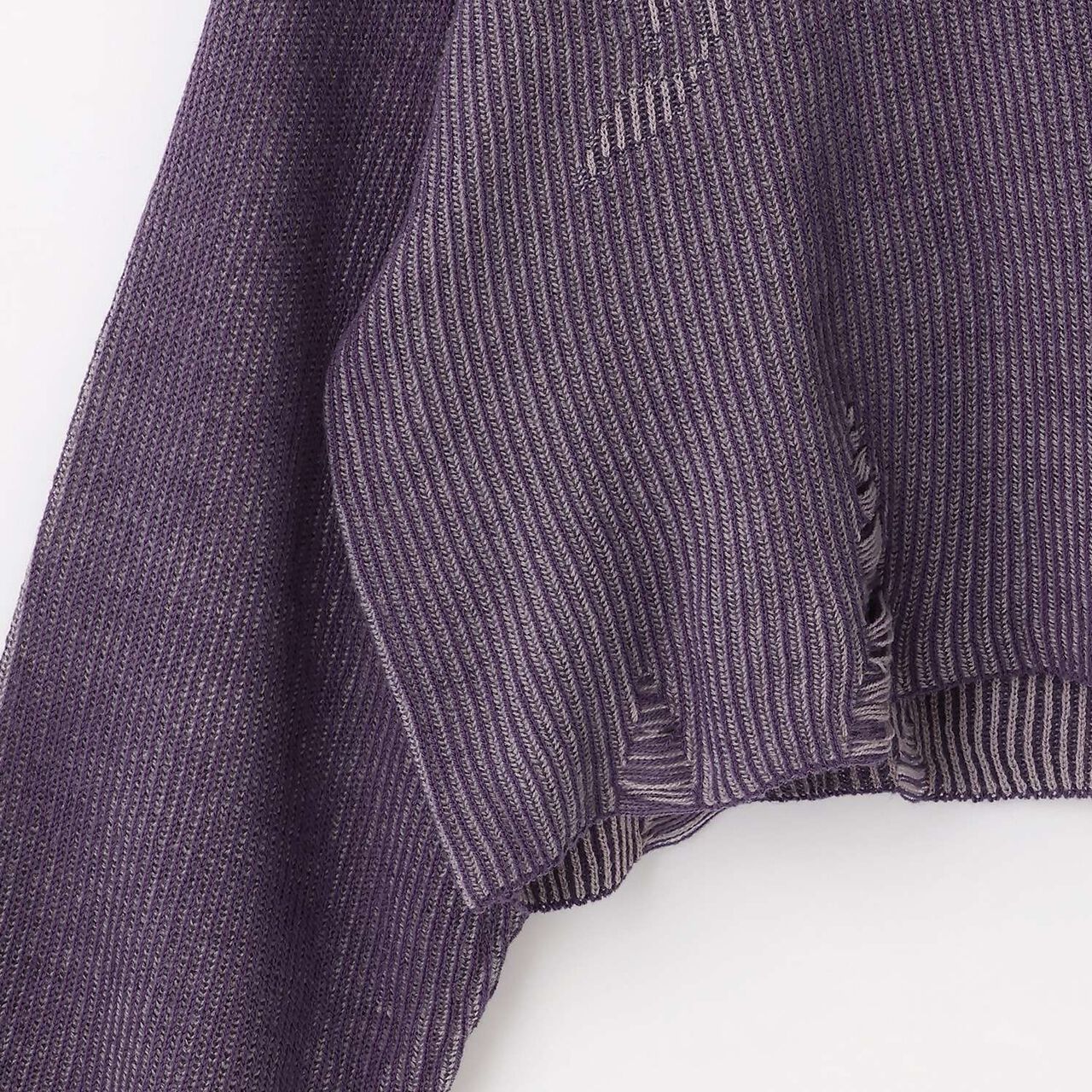 [LTXC] Logo Vintage Cropped Knitwear,Purple, large image number 12
