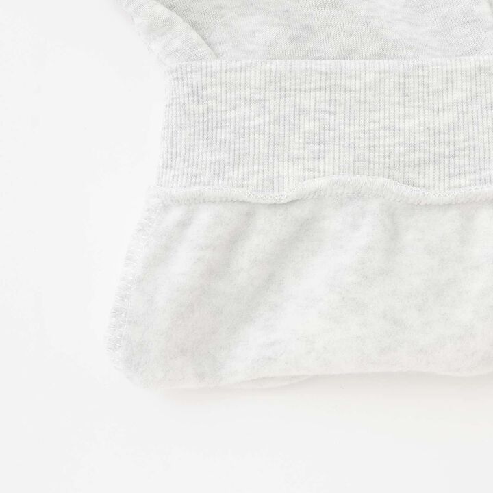 Brushed Fabric Logo Long-Sleeve Top & Pants Set [Loungewear/Pajamas],Pink, medium image number 7