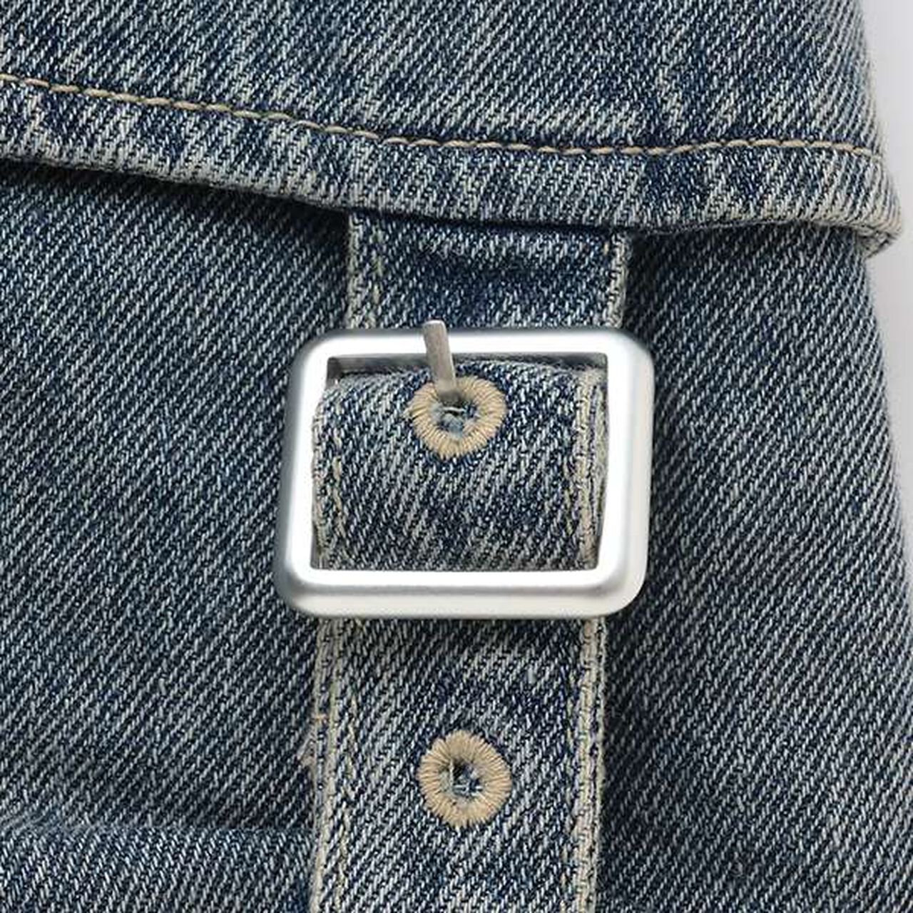 [LTXC] Cargo Denim Mini Skirt,Khaki, large image number 9