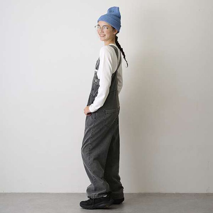 [AMI] High Waist Overalls,Black, medium image number 7