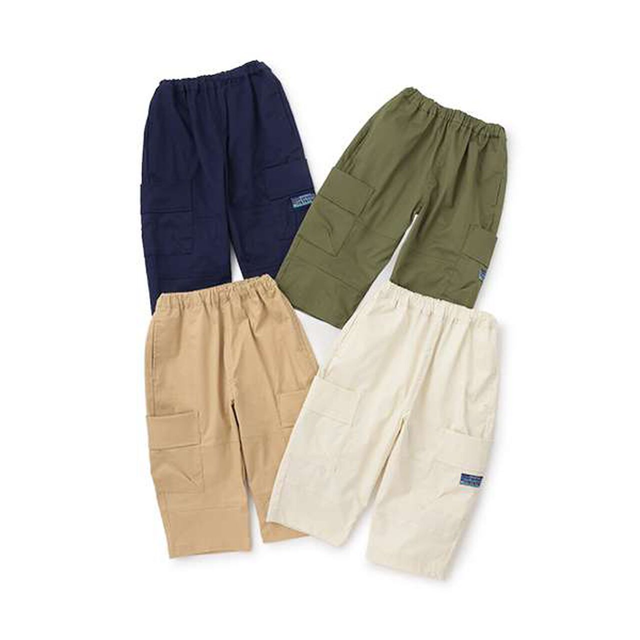 Black Cropped Chino with Side Pockets,Navy, large image number 18