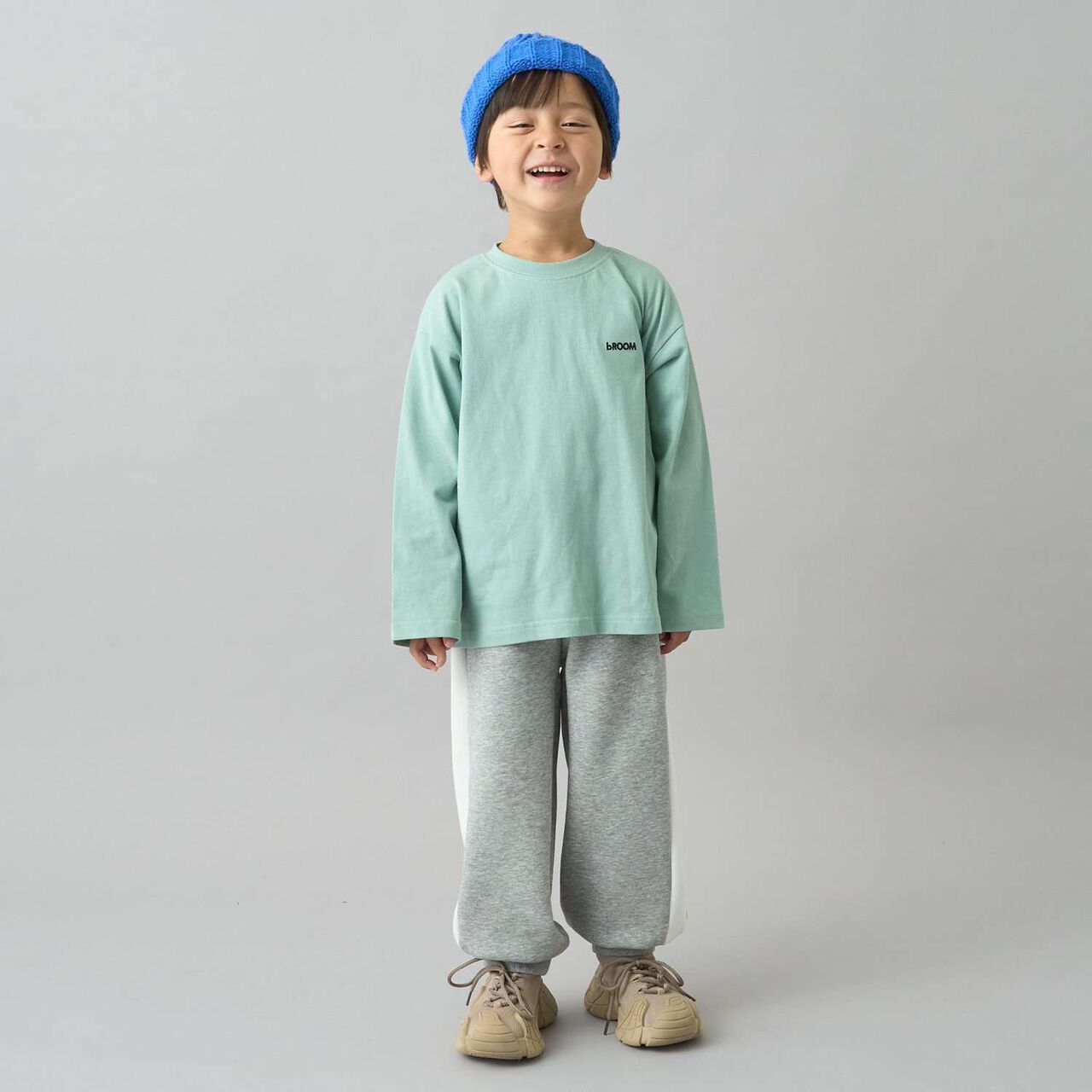 [Daily Standard Wear] Oversized Simple Design Long-Sleeve T-Shirt with Accent,Ivory, large image number 26