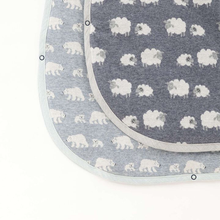 Organic Jacquard Sleeper,Navy, medium image number 3