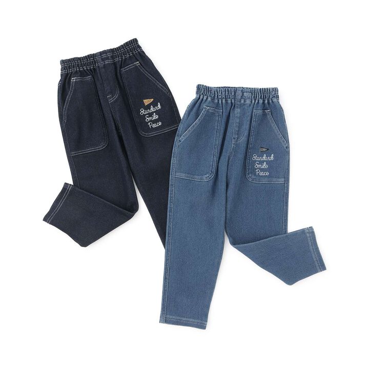 Stretch Denim Pants,Navy, medium image number 9