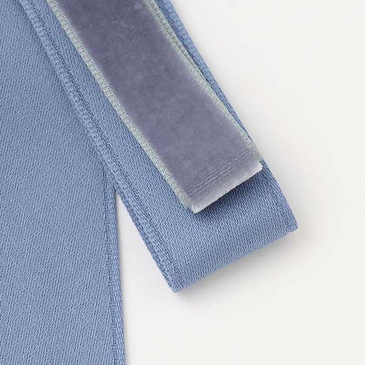 Crown Tie Ribbon Brooch,Blue, medium image number 3