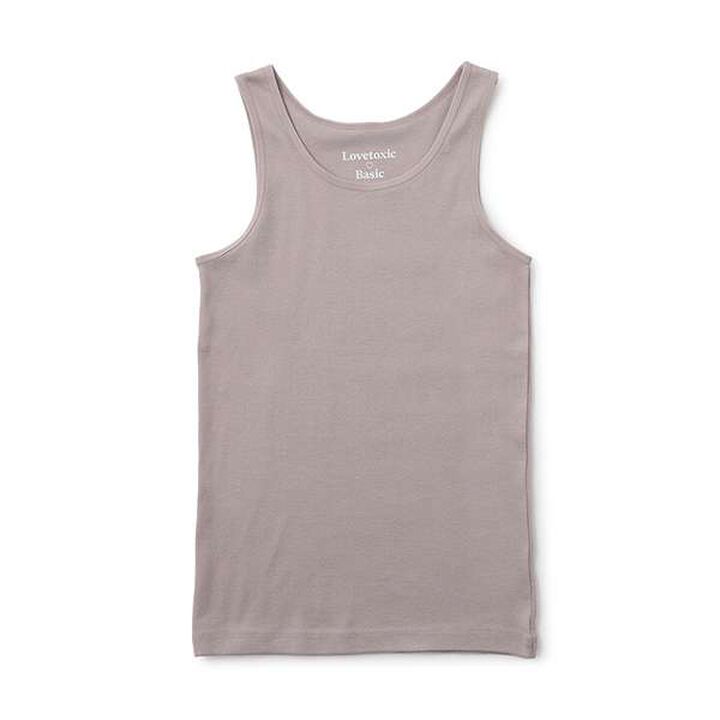 Basic C100% Tank Top,Sax blue, medium image number 10