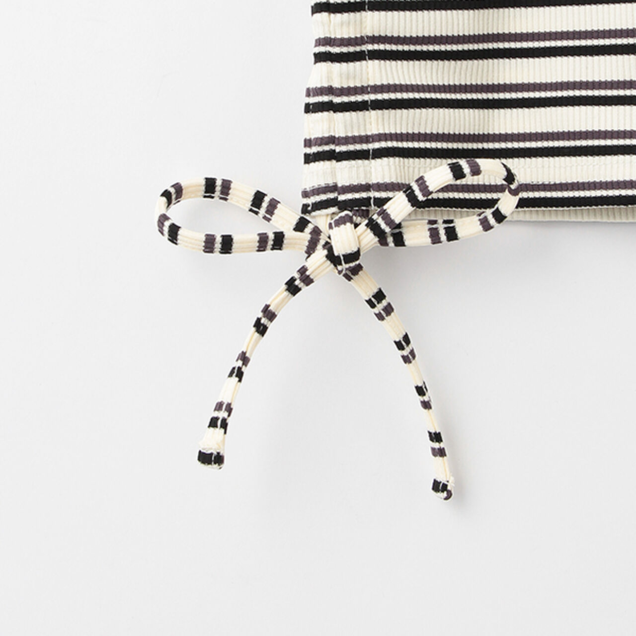 Half ZIP Drawstring T-Shirt,Off white, large image number 4