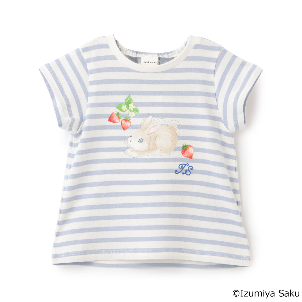[Izumiya Saku] Animal Print T-Shirt,Pearl white, large image number 10