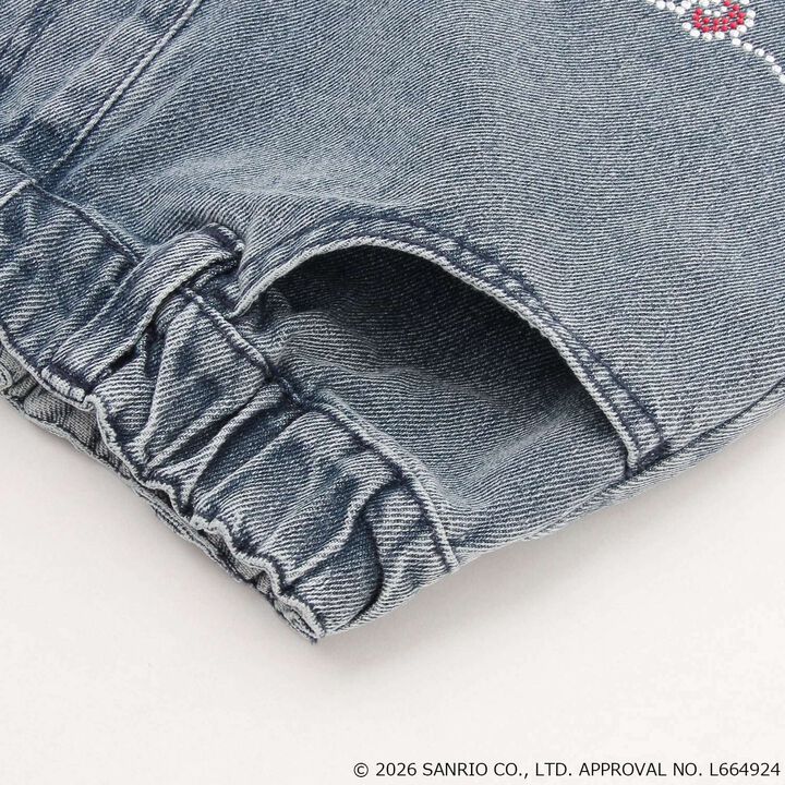 [Sanrio Characters] Denim Shorts,Black, medium image number 20