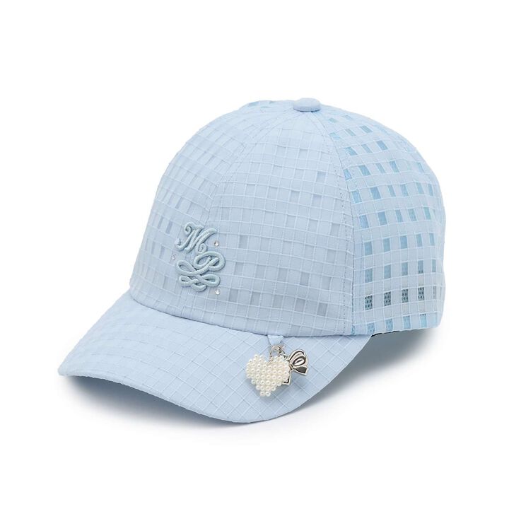 Sheer Cap with Charm Attachment,White, medium image number 10