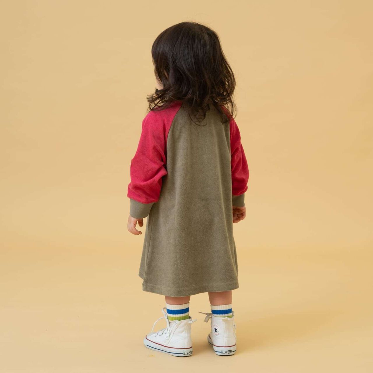 Link Pile One-Piece Dress,Navy, large image number 2