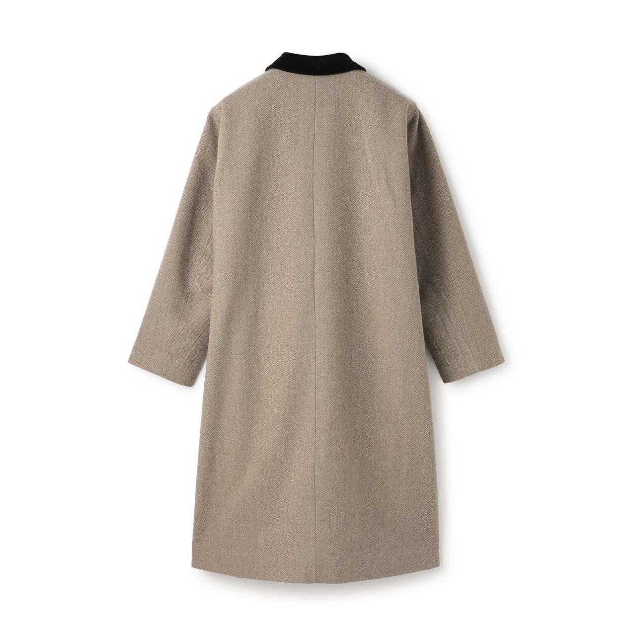 [Link] Double-Breasted Coat,Brown, large image number 6