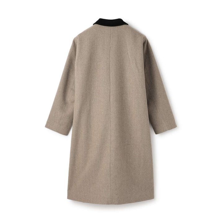 [Link] Double-Breasted Coat,Brown, medium image number 6