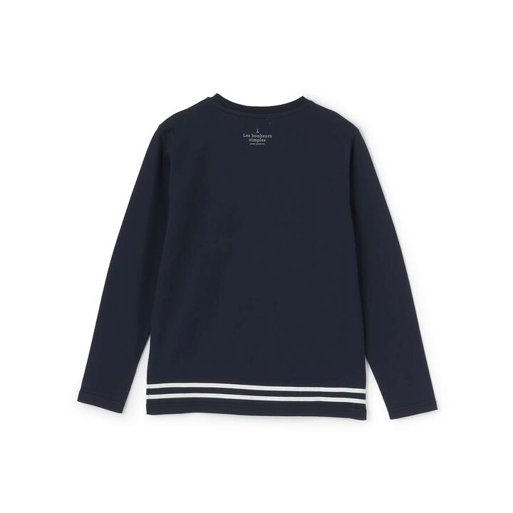 Eiffel Logo Long Sleeve T-Shirt,Off white, medium image number 1