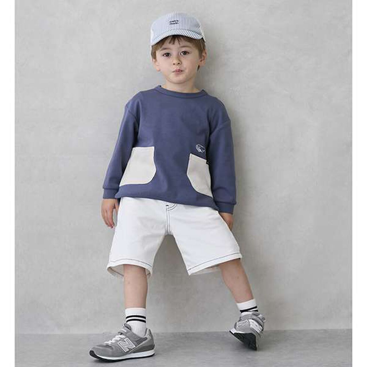 Painter Half Pants,Blue, large image number 37