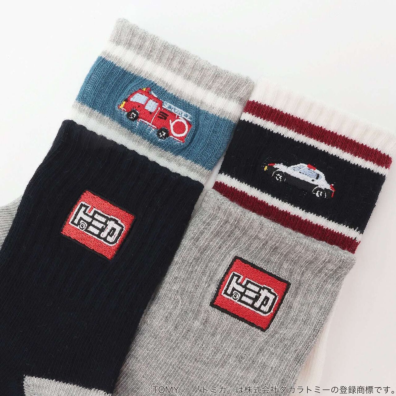 [TOMICA] Socks 2P,Light gray, large image number 1