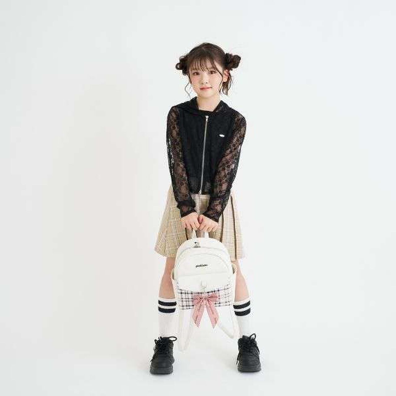 Girly Backpack,Black, large image number 12