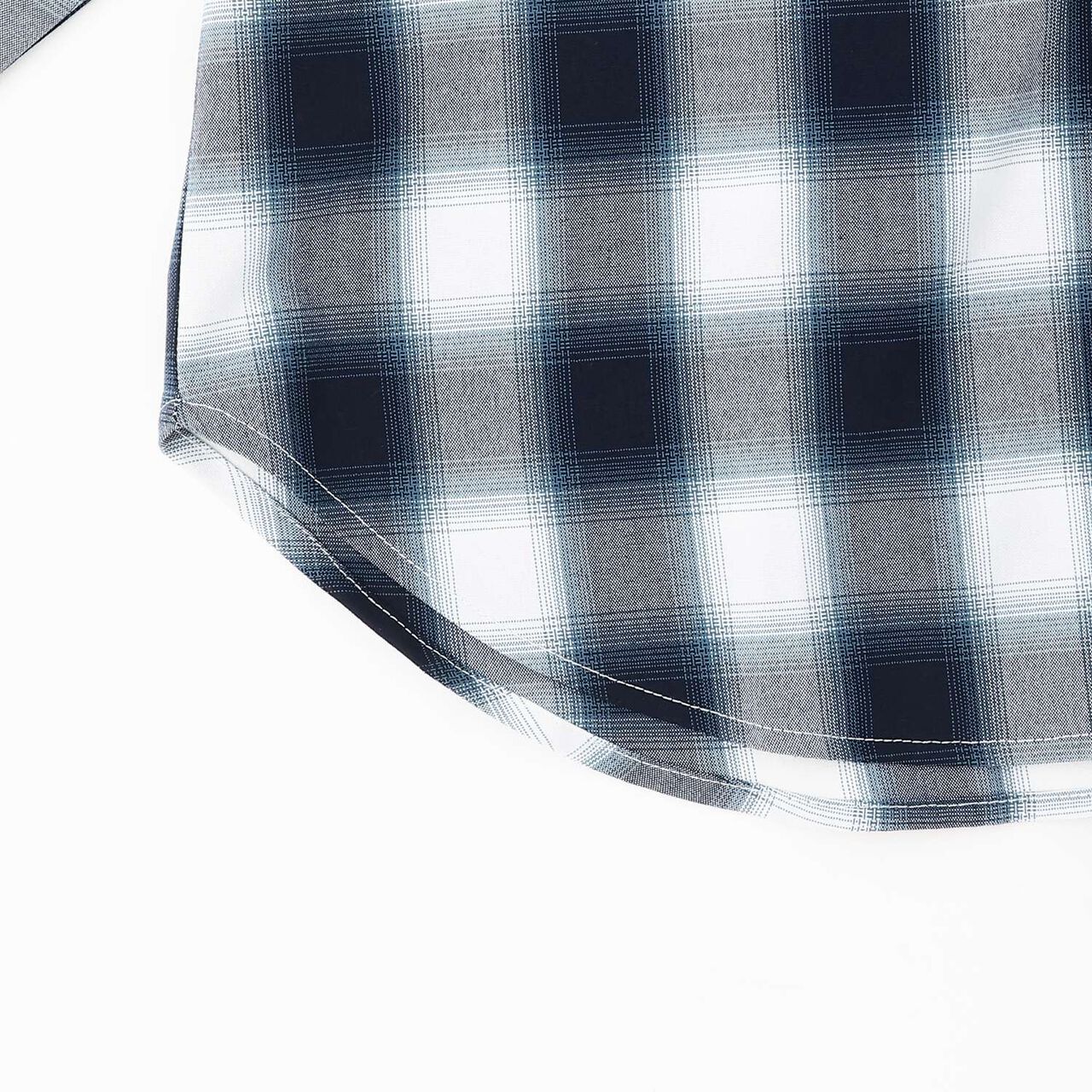 [LTXC] Checkered Shirt Parka,Sax blue, large image number 11