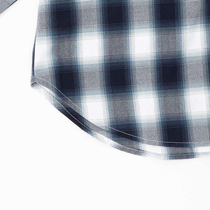 [LTXC] Checkered Shirt Parka,Sax blue, medium image number 11