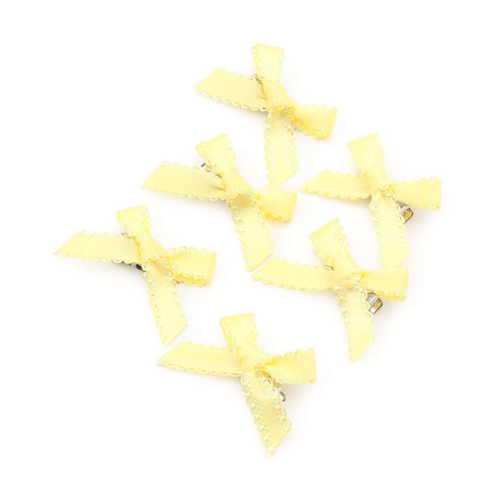 Mini Hair Clips (Set of 6),Cream, medium image number 3