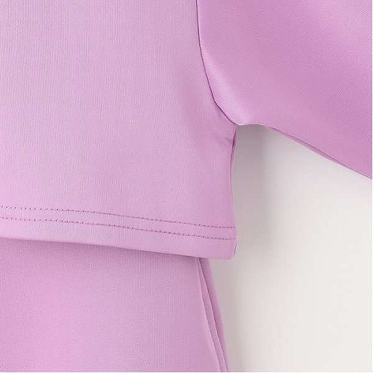 [The FOX] Fox Layered One-Piece Dress Set,Lavender, large image number 17