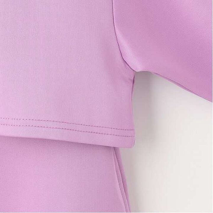 [The FOX] Fox Layered One-Piece Dress Set,Lavender, medium image number 17