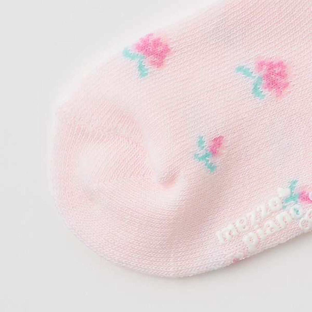 Ribbon & Rose Pattern Bib and Socks Set [Box Included],Light pink, large image number 7