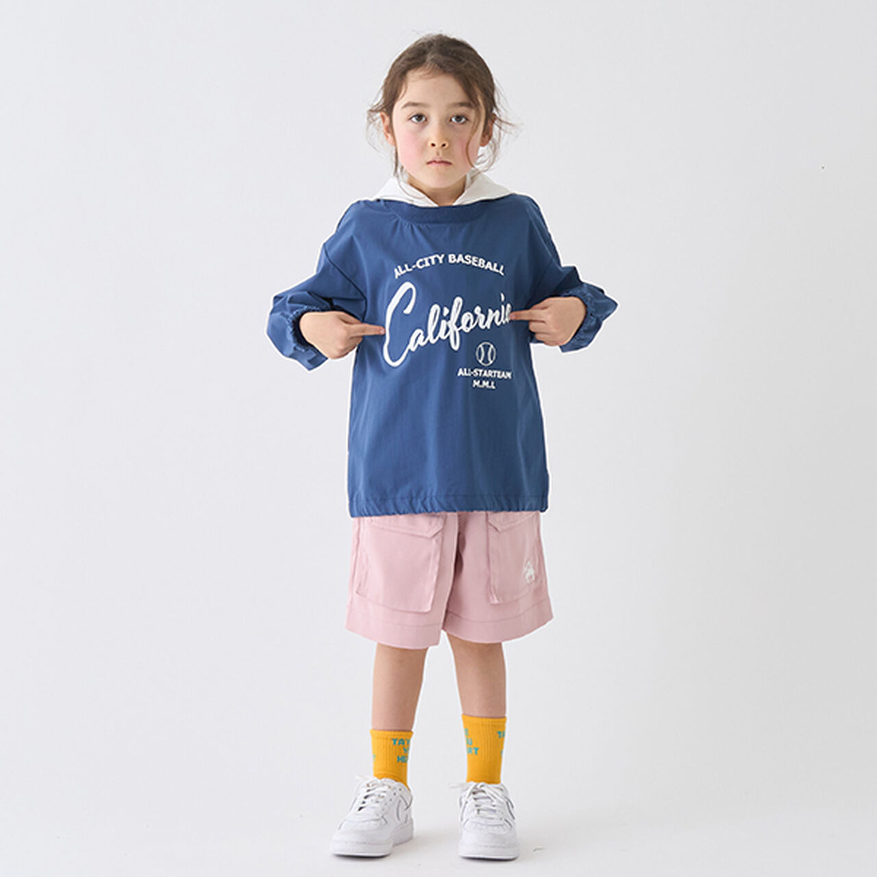 [4 WAY Stretch] [Water-Repellent] Nylon T-Shirt,Navy, large image number 19