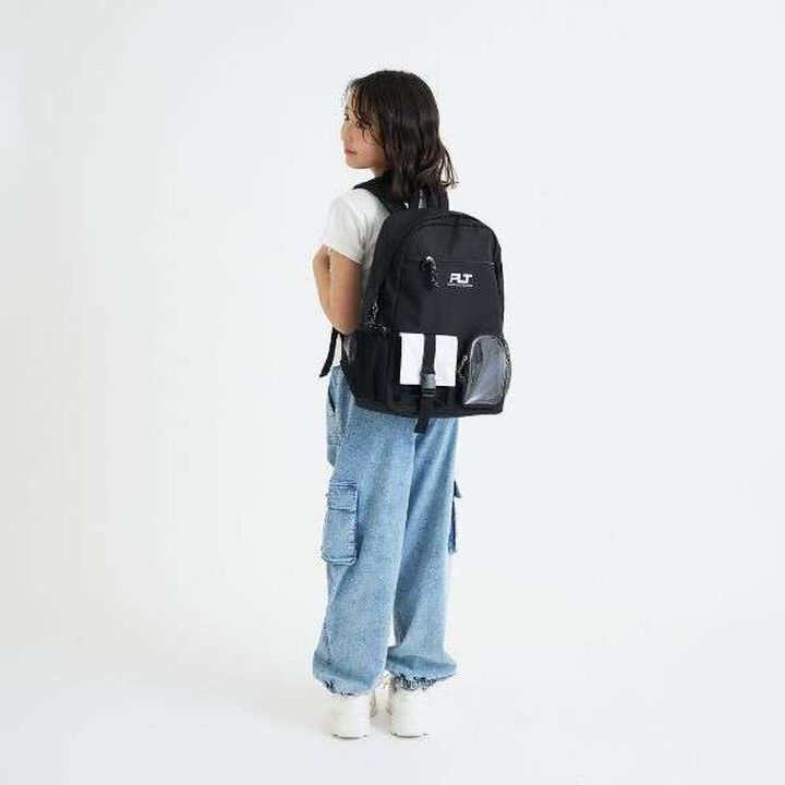 W Pocket Casual Backpack,Sax blue, medium image number 15