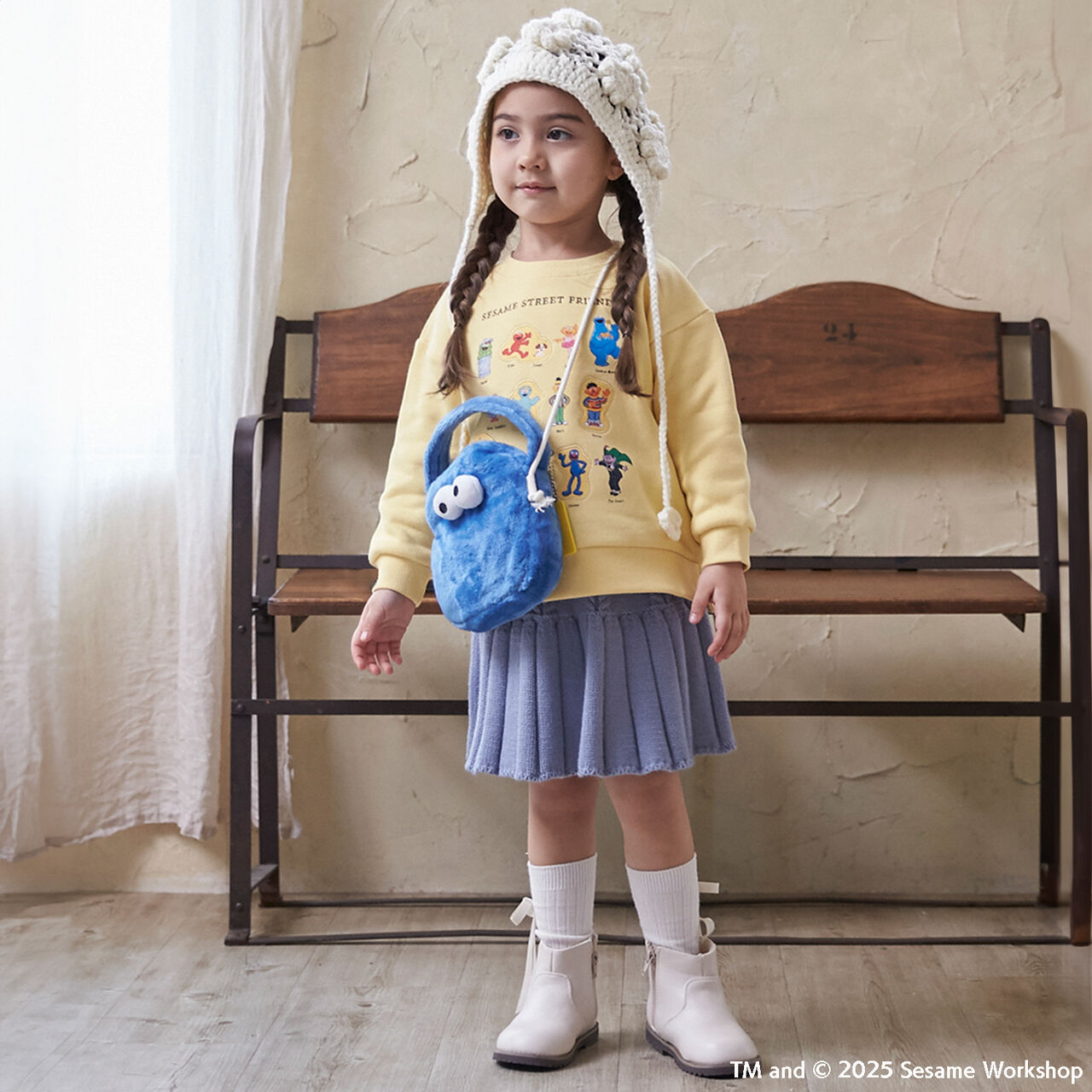 [SESAME STREET] Face Bag,Moderate blue, large image number 1