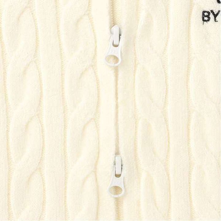 Double Zip Knit Cardigan,Gray, medium image number 5